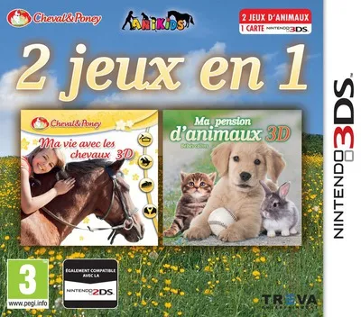 2in1 - Life with Horses 3D + My Baby Pet Hotel 3D (Europe) (En,Fr,De,Es,It,Nl)